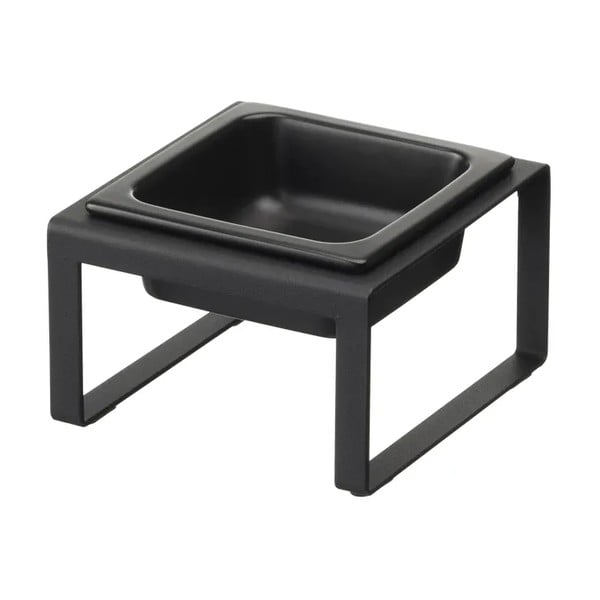 Set di ciotola e contenitore per cibo per animali domestici  neroTower - YAMAZAKI-image-3