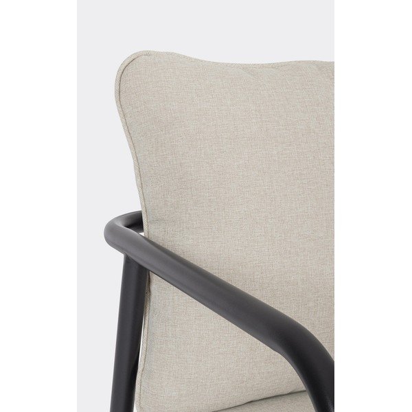 Set di mobili da giardino beige in acciaio per 4 persone Ostuni – Bizzotto-image-2