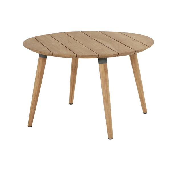 Tavolo da pranzo rotondo da giardino in legno di teak ø 120 cm Sophie Studio - Hartman