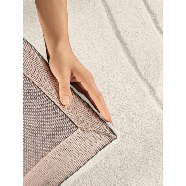 Tappeto color crema in lana tessuto a mano 120x180 cm Arcura – Vikosa-image-4