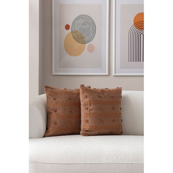 Federe decorative in set 2 pz 43x43 cm Tuffet – Mioli Decor-image-3