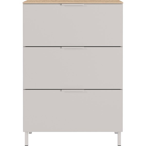 Armadietto color crema opaco 68x98x40 cm Savoca – Germania-image-2