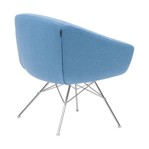 Poltrona azzurra Aiko - Softline-image-3