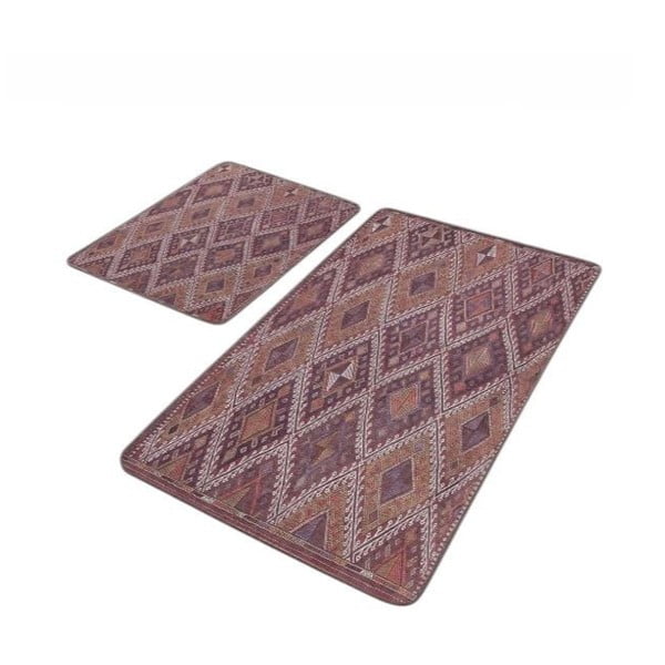 Set di tappetini per il bagno in velluto 2 pz 60x100 cm – Mila Home