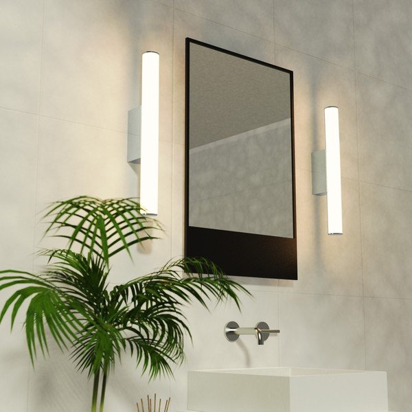 Lampada da parete nera, lunghezza 60 cm Caspio - SULION-image-3