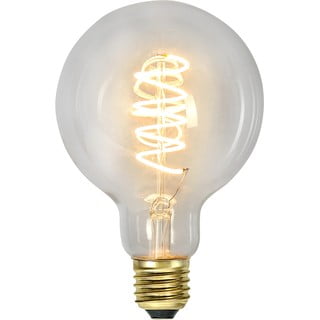 Lampadina LED calda a filamento dimmerabile E27, 4 W Spiral Filament - Star Trading