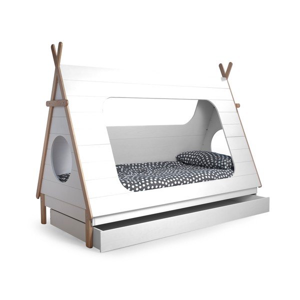 Bílá zásuvka pod postel De Eekhoorn Tipi-image-1