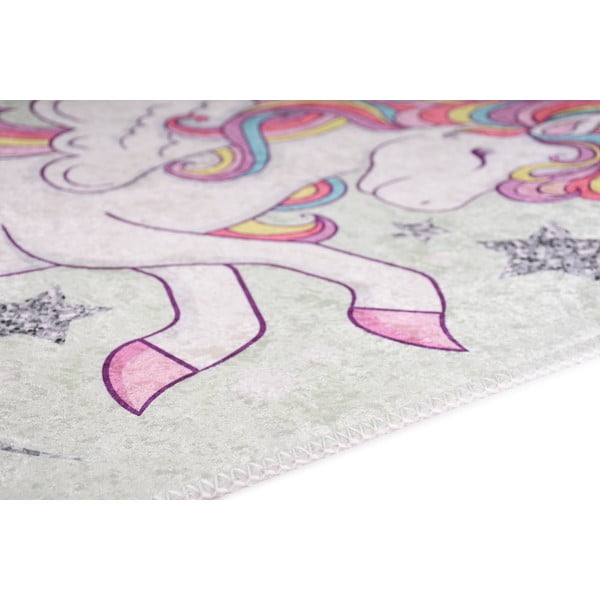 Tappeto per bambini 100x160 cm Flying Unicorn - Vitaus-image-3