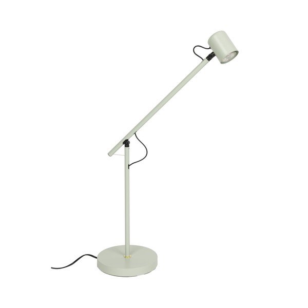 Lampada da tavolo verde chiaro in metallo (altezza totale 45,5 cm) Aero – White Label