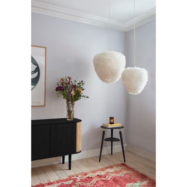 Cassettiera bassa in rovere decorato in nero e naturale 109x75 cm Treasures - UMAGE-image-1