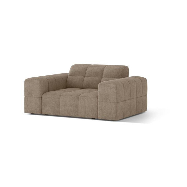 Poltrona beige con rivestimento in ciniglia Chicago – Cosmopolitan Design-image-1