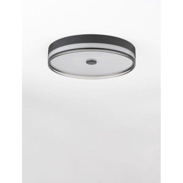 Plafoniera LED nera opaca in acciaio con intensità regolabile Helios – Nova Luce-image-3