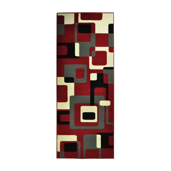 Tappeto rosso Hamla Retro, 80 x 300 cm - Hanse Home