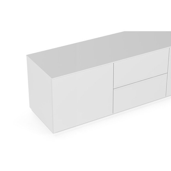 Cassettiera bassa bianca 180x57 cm Join - TemaHome-image-3