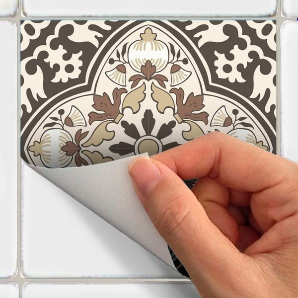 Set di 9 adesivi murali decorativi, 15 x 15 cm Ancône - Ambiance-image-3