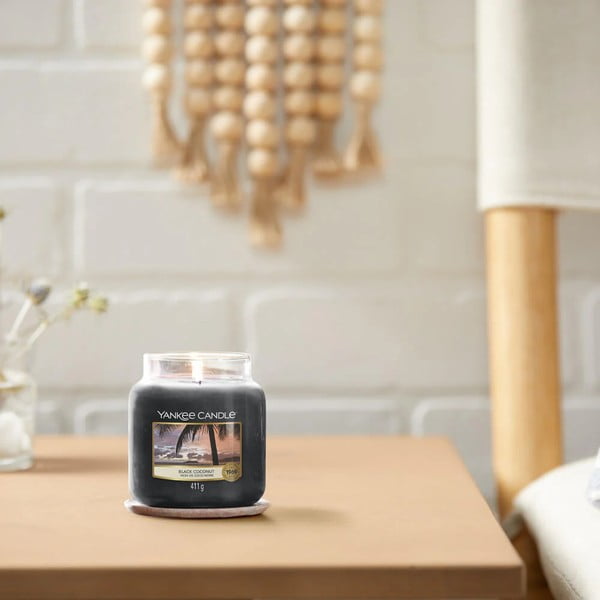 Tempo di combustione della candela profumata 65 h Black Coconut - Yankee Candle-image-1