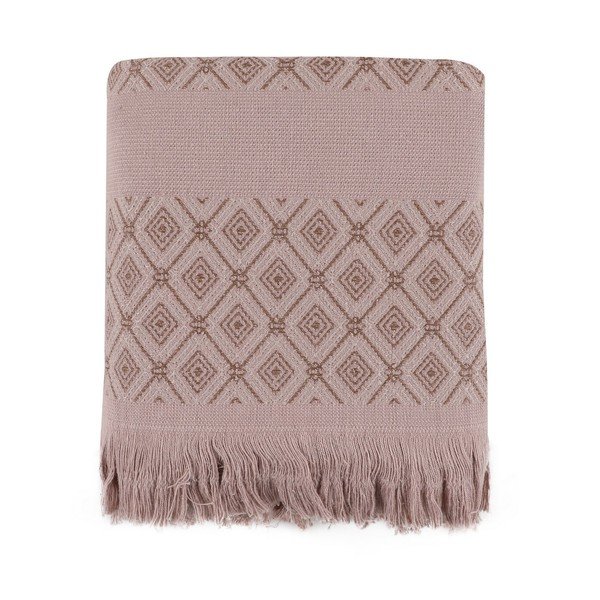 Telo da bagno in cotone beige 150x75 cm Twins - Foutastic-image-3