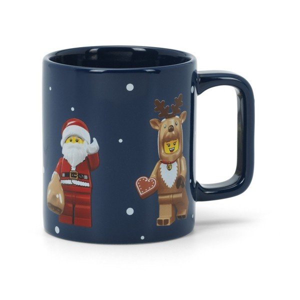 Tazza per bambini blu scuro in ceramica 300 ml Christmas Minifigures – LEGO®