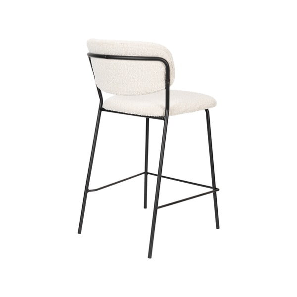 Sgabelli da bar bianchi in set di 2 89 cm Jolien - White Label-image-4