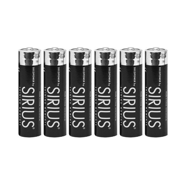 Batterie alcaline 6 pz DecoPower – Sirius