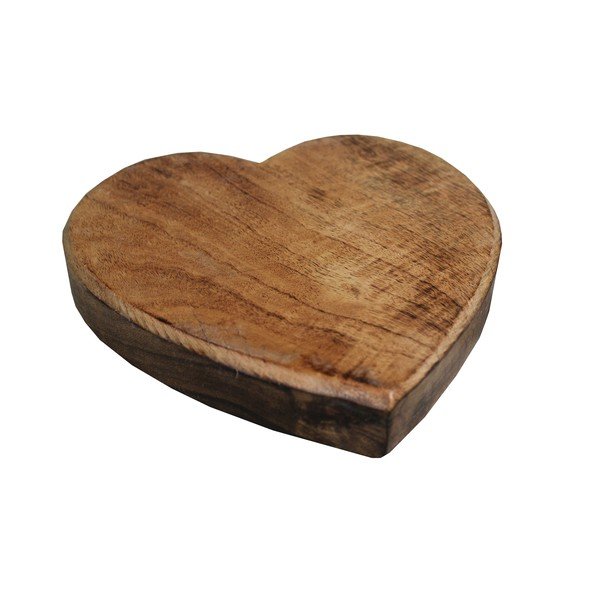 Dřevěná podložka pod hrnec Antic Line Heart