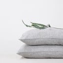 Federa di lino 70x90 cm Thin Black Stripes - Linen Tales