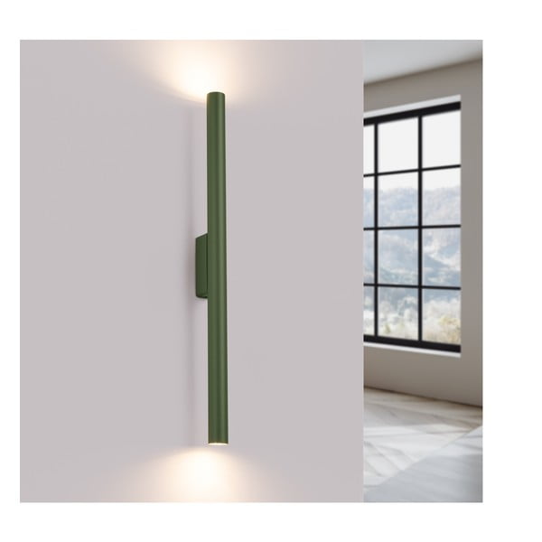Lampada da parete verde Fideus – Sollux-image-1