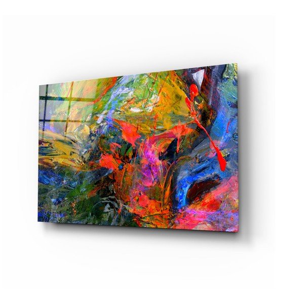 Pittura su vetro , 72 x 46 cm Color Burst - Insigne