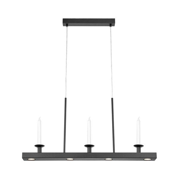 Lampadario LED nero in metallo con intensità regolabile Dining – Markslöjd
