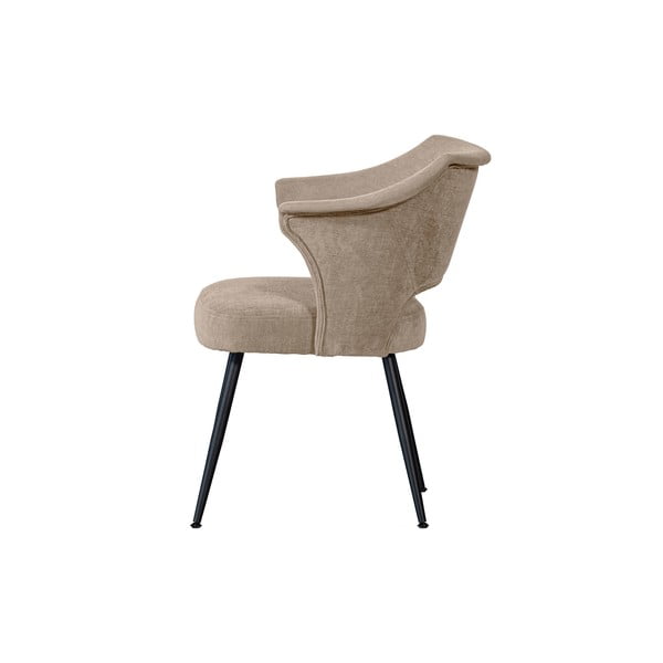Sedie da pranzo in velluto beige in set di 2 pezzi Sits - Basiclabel-image-3