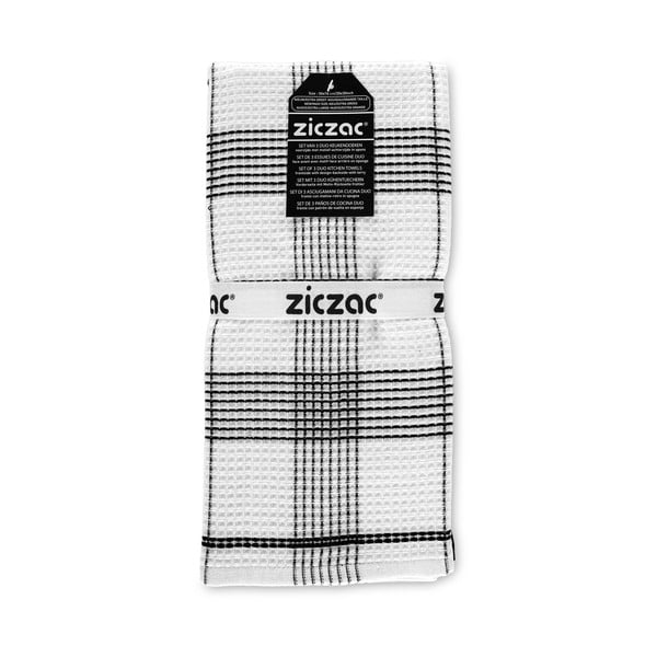 Set di 3 asciugamani 50x76 cm Duo Leno - ZicZac