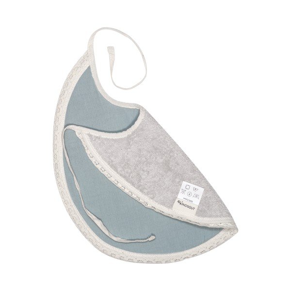 Bavaglino in mussola grigio Paris - Kindsgut-image-4