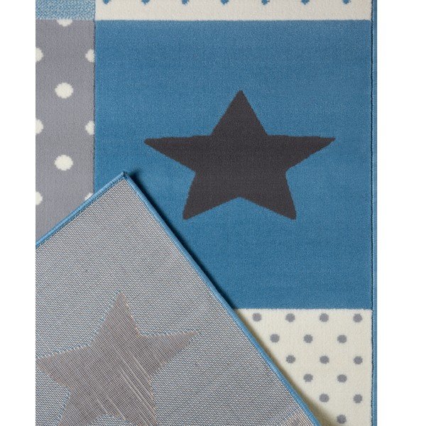 Tappeto blu per bambini 150x80 cm Pretty Patchwork - Hanse Home-image-2