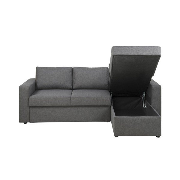 Divano letto grigio Silo - Actona-image-1
