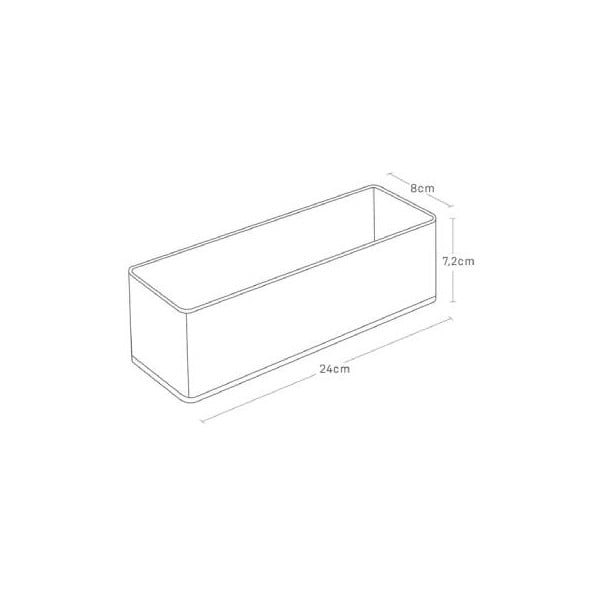 Organizer per cassetti in plastica in set da 2 Tower - YAMAZAKI-image-4