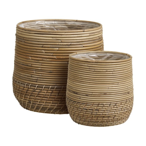 Set di cesti in rattan 2 pz ø 39x35 cm Moro – House Nordic