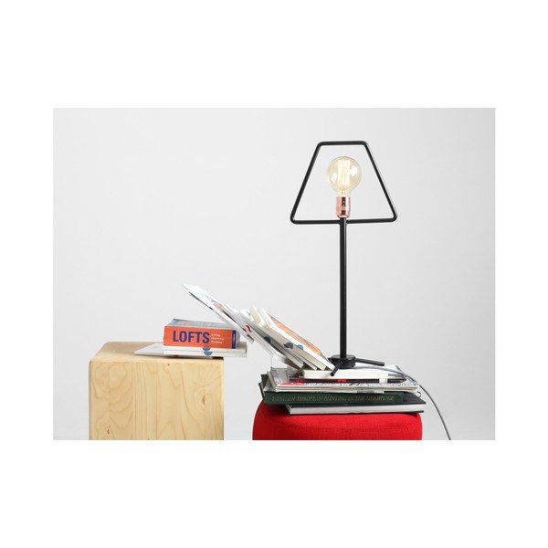Lampada da tavolo Bullet di forma personalizzata nera Firkant - CustomForm-image-1