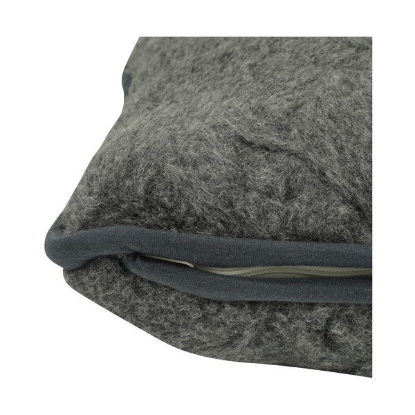 Cuscino in lana merino grigio scuro, 50 x 60 cm - Native Natural-image-2