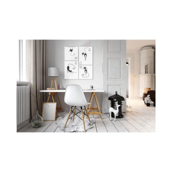 Quadro multiplo Scandi , 64 x 74 cm Cats - Styler-image-1