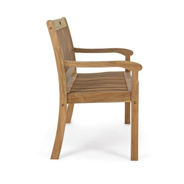 Panca da giardino di colore naturale in legno massiccio Noemi – Bizzotto-image-3