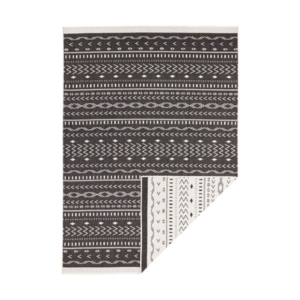 Tappeto da esterno nero e crema , 290 x 200 cm Kuba - NORTHRUGS-image-2