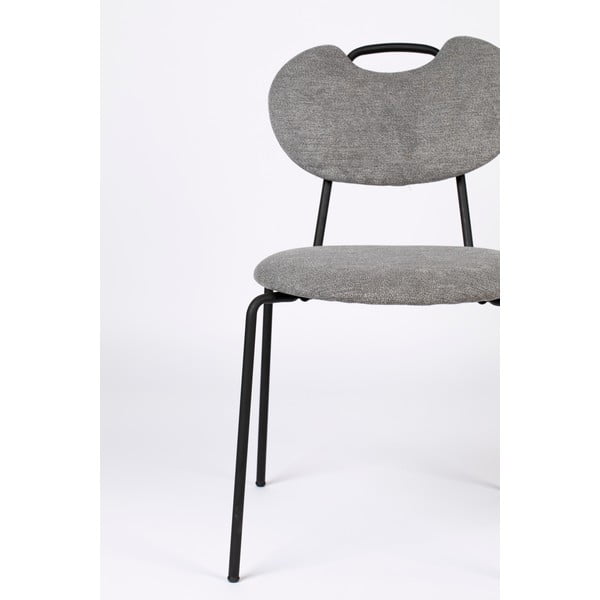 Sedie da pranzo grigie in set di 2 Aspen - White Label-image-1