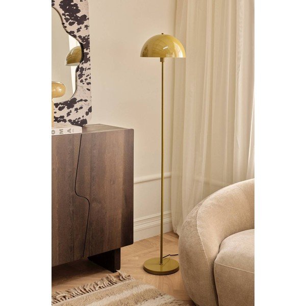 Lampada da terra color kaki in metallo (altezza totale 160 cm) Morris – Ellos Home-image-2