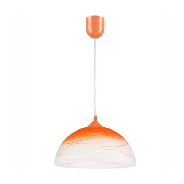 Lampadario arancione ø 30 cm Sfera – LAMKUR
