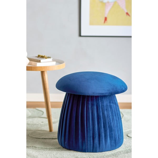 Sgabello blu scuro Roberta - Bloomingville-image-2