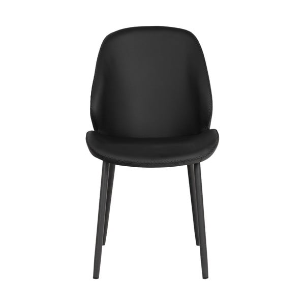 Sedie da pranzo nere in un set di 2 Monte Carlo - House Nordic-image-1