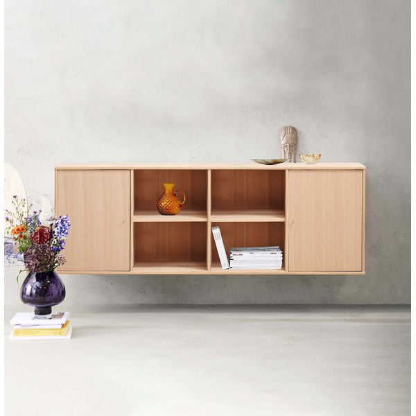 Cassettiera rivestita in rovere 110 Mistral - Hammel Furniture-image-1