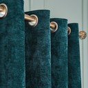 Tende in set termoisolanti color foglia di tè in ciniglia 2 pz 168x229 cm Selene Luxury Chenille – Hyperion