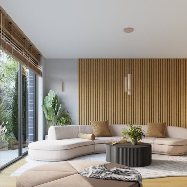 Lampada da parete grigio tortora in metallo Gleam – Sollux-image-2