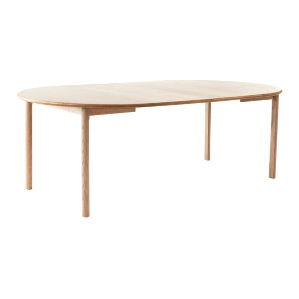 Tavolo da pranzo rotondo pieghevole in rovere naturale ø 120 cm Noor - Hammel Furniture-image-3